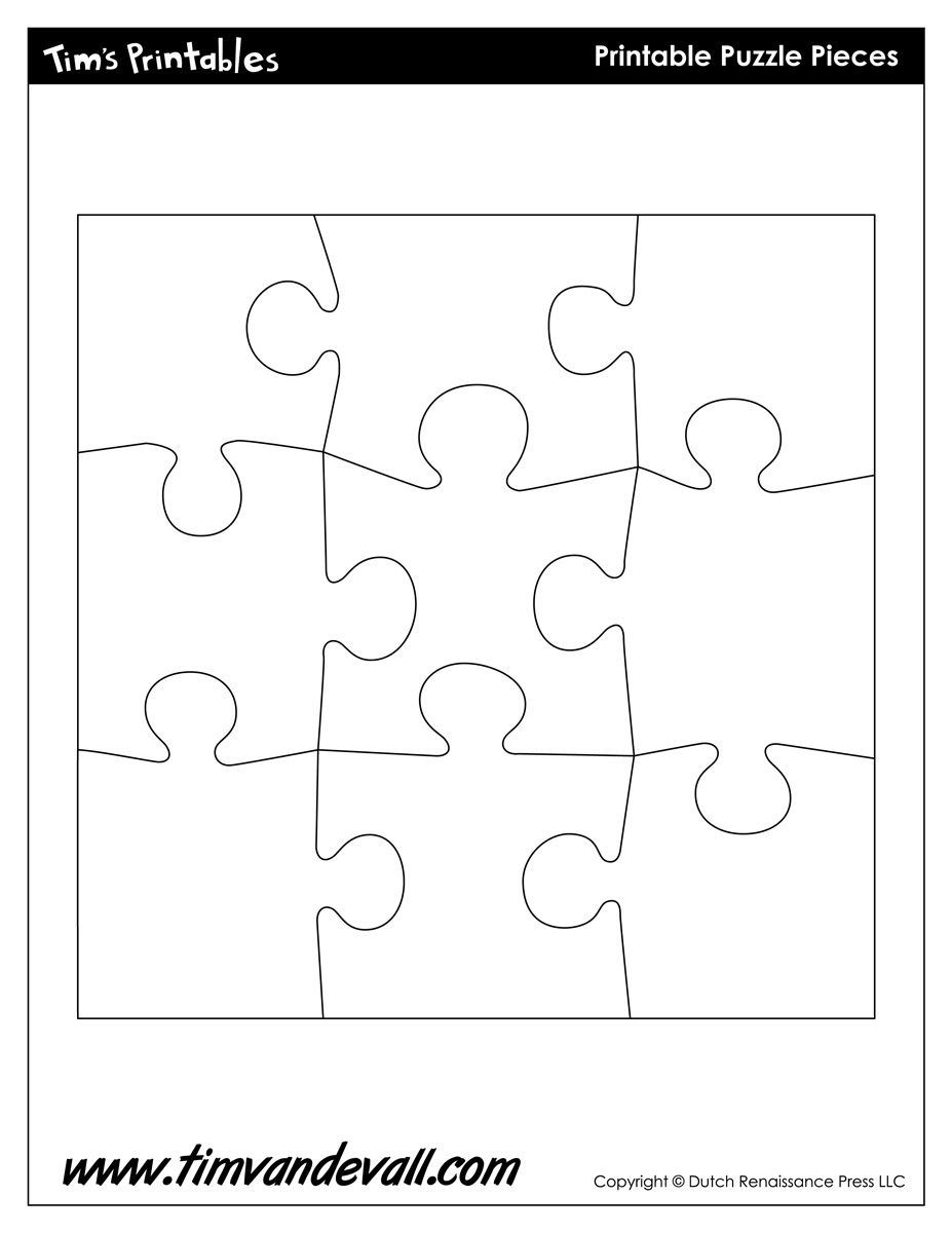 009 Blank Puzzle Pieces Template Best Ideas 9 Piece Jigsaw Pdf 6 - Printable Puzzle Pdf