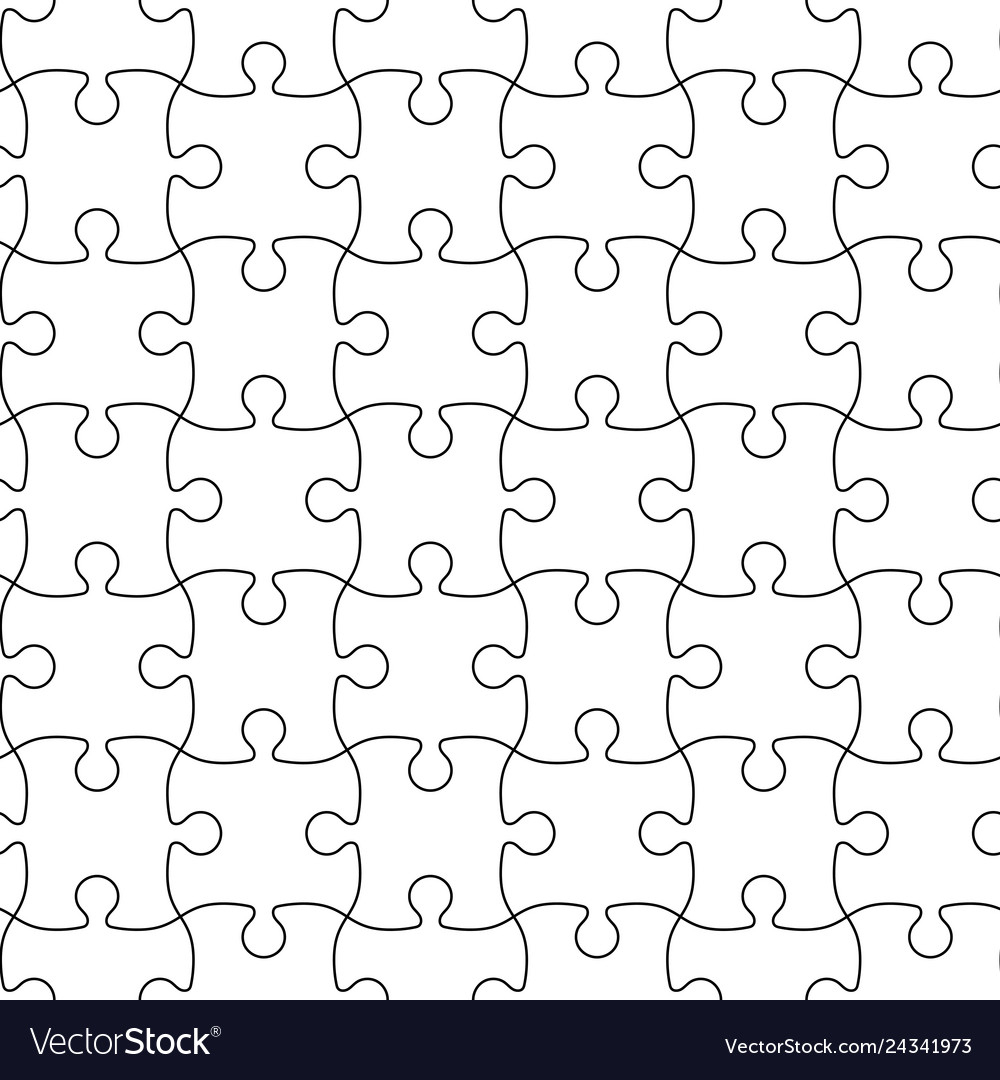 013 Template Ideas Jig Saw Puzzle Jigsaw Seamless Pattern Vector - Printable Jigsaw Puzzles 6 Pieces