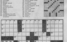 Printable Tribune Crossword