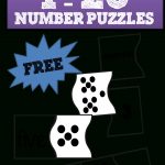 1 20 Number Puzzles | School | Numbers Kindergarten, Preschool Math   Printable Number Puzzles For Kindergarten
