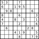 1 Million Sudoku Games | Kaggle   Printable Sudoku Puzzles 9X9