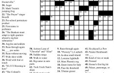 Printable Crossword Puzzles Tv Shows