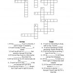 15 Best Photos Of Esl Printable Worksheets Crossword   Printable   Printable English Vocabulary Crossword Puzzle