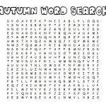 18 Fun Fall Word Search Puzzles | Kittybabylove   Printable Word Puzzles Uk