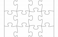 Printable Blank Puzzle Pieces Template