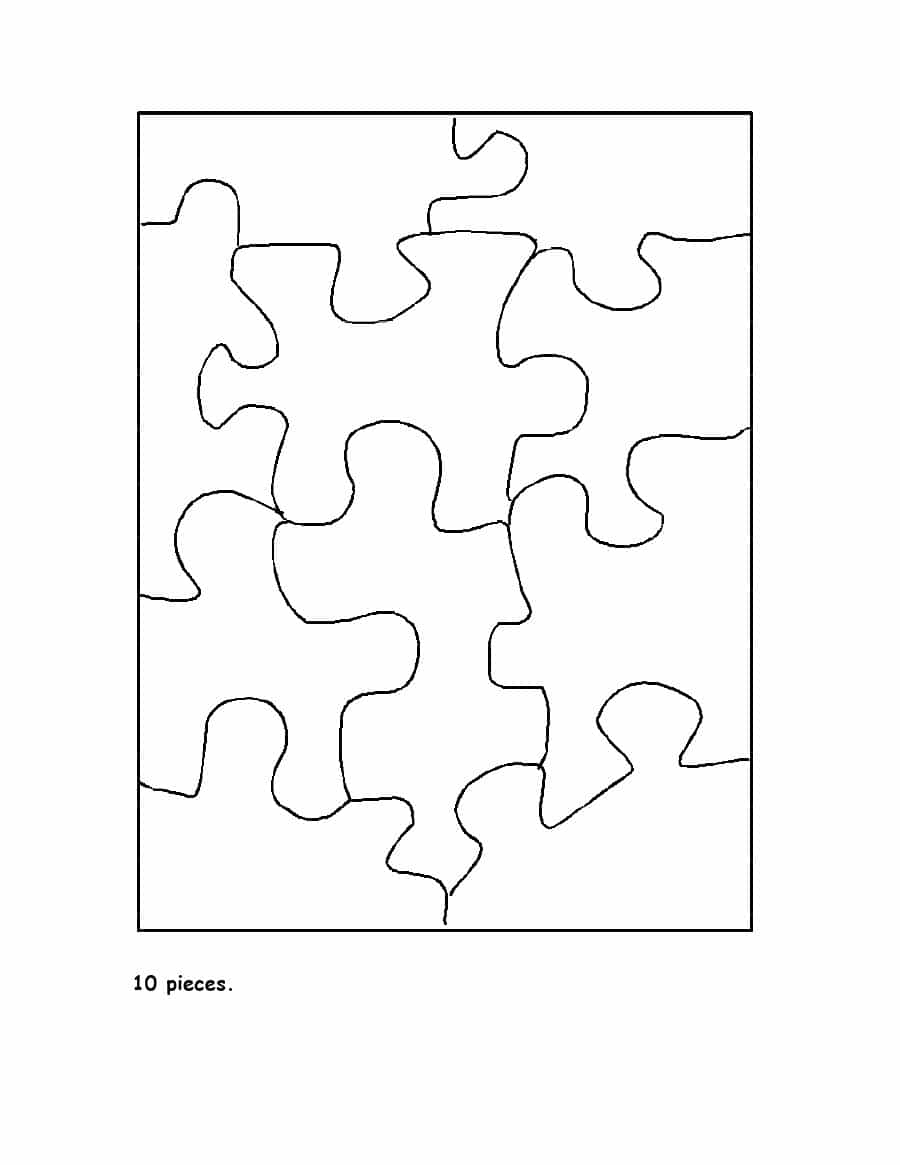 19 Printable Puzzle Piece Templates ᐅ Template Lab - Printable Large Puzzle Pieces