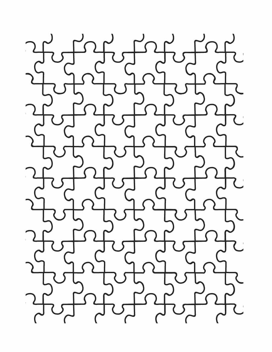 19 Printable Puzzle Piece Templates ᐅ Template Lab - Printable Puzzle Template