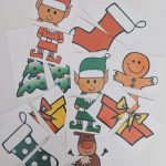 2 Piece Christmas Puzzles With Free Printable — Moments With Miss   Printable 2 Piece Puzzles