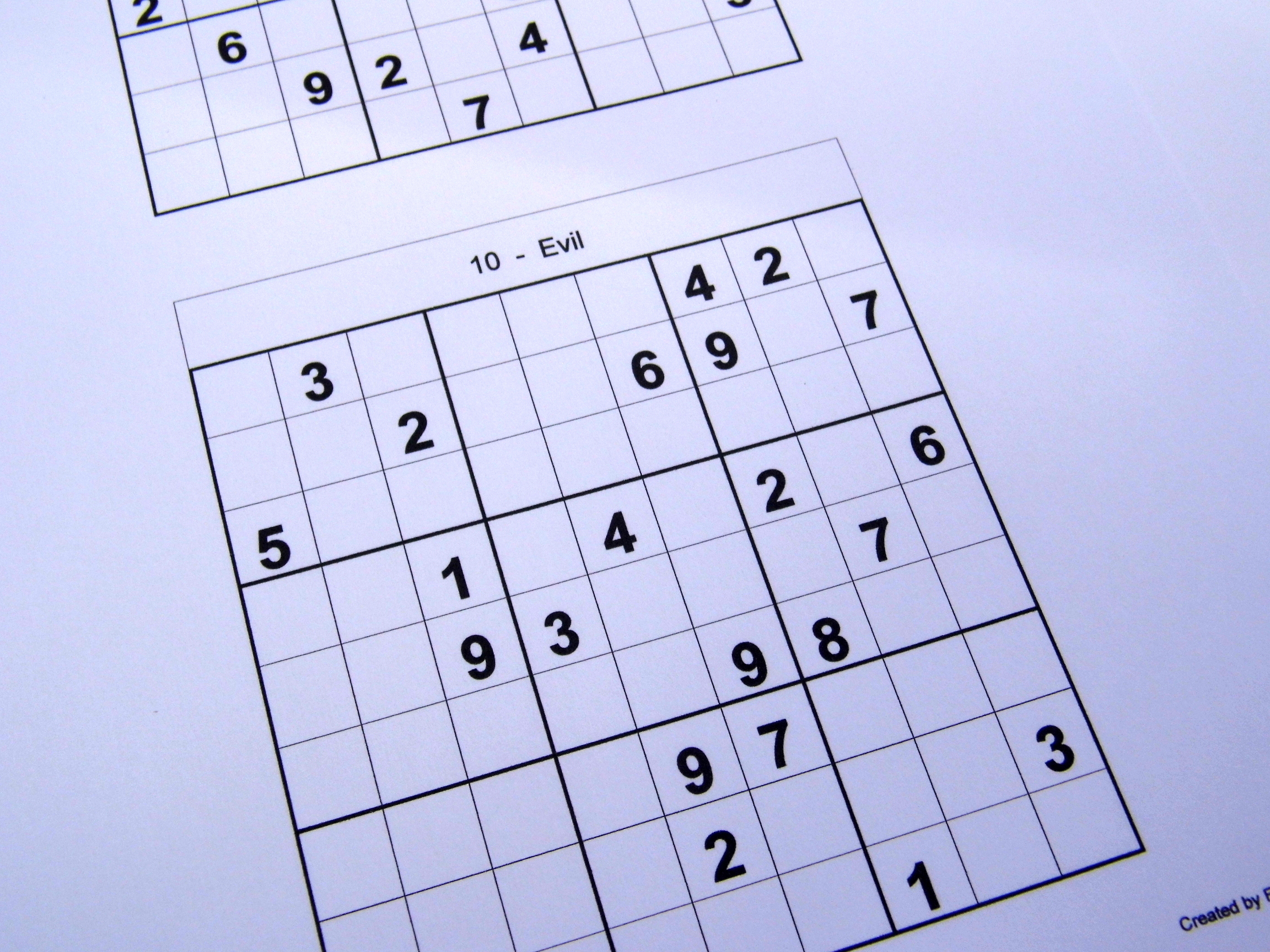 2 Puzzles Per Page – Free Sudoku Puzzles - Printable Sudoku Puzzles 2 Per Page