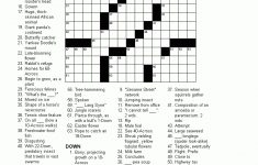 Printable Crossword Puzzles For Adults Pdf