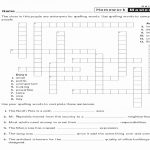 2Nd Grade Crossword Puzzles Lovely 2Nd Grade Science Worksheets   Free Printable Crossword Puzzles For 7Th Graders