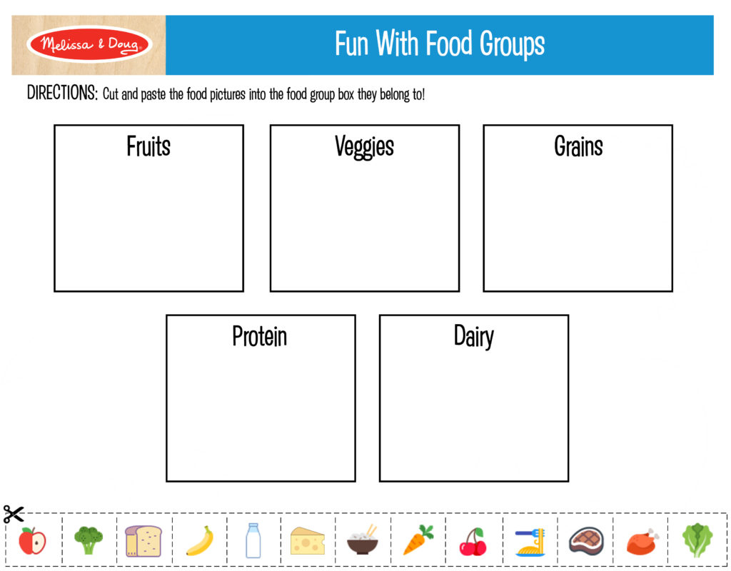 3 Free Printables For Kids Nutrition Activities! | Melissa &amp;amp; Doug Blog - Printable Nutrition Puzzles