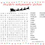 31 Free Christmas Word Search Puzzles For Kids   Christmas Printable Puzzles Games