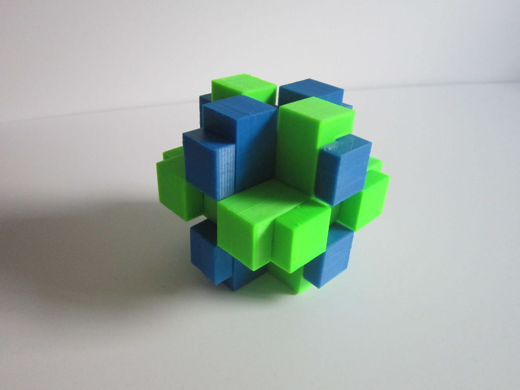 3D Printed Brain Teaser Puzzle: 4 Steps (With Pictures) - 3D Printable Puzzles
