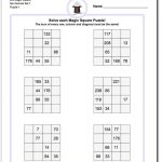 4X4 Magic Square Puzzles | Math Worksheets | Logic Puzzles, Magic   Printable Puzzles 4X4