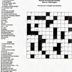 5 Printable Crossword Puzzles For Christmas   Printable Crossword Puzzle For Grade 5