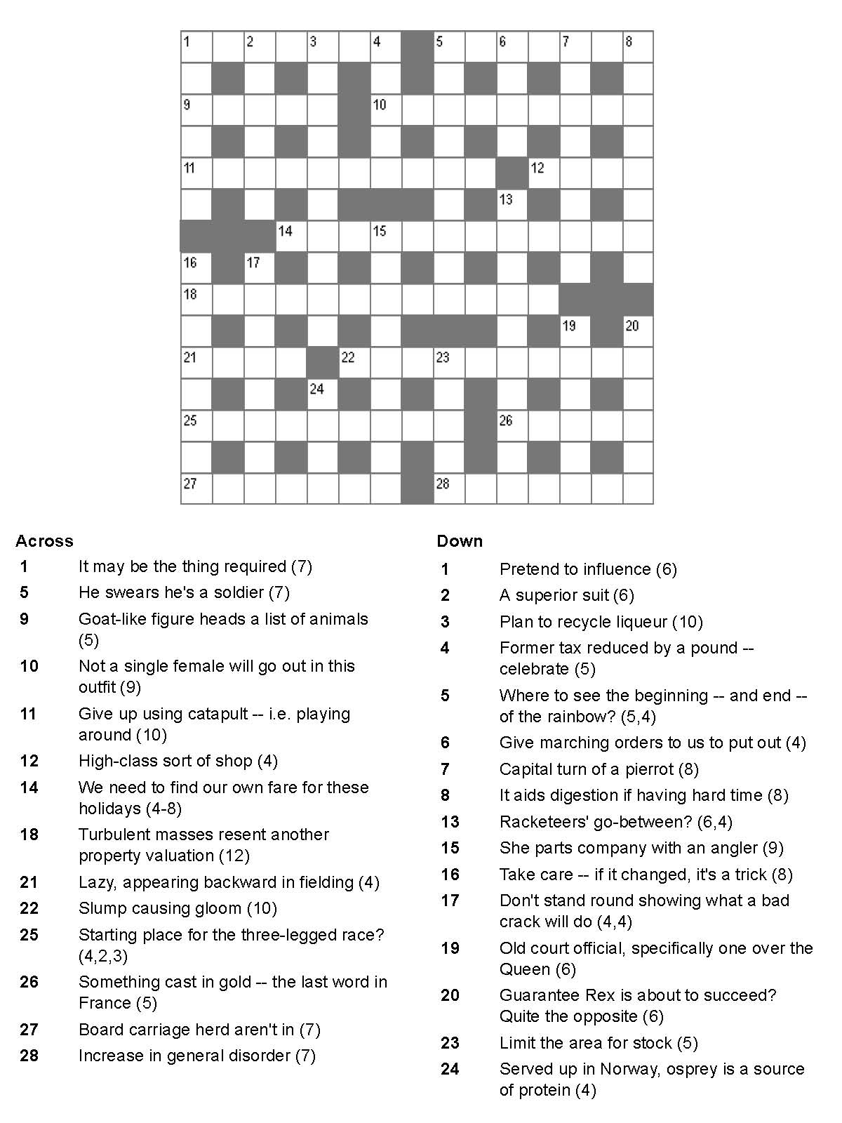 6 Mind-Blowing Summer Crossword Puzzles | Kittybabylove - Free - Printable Summer Crossword Puzzles