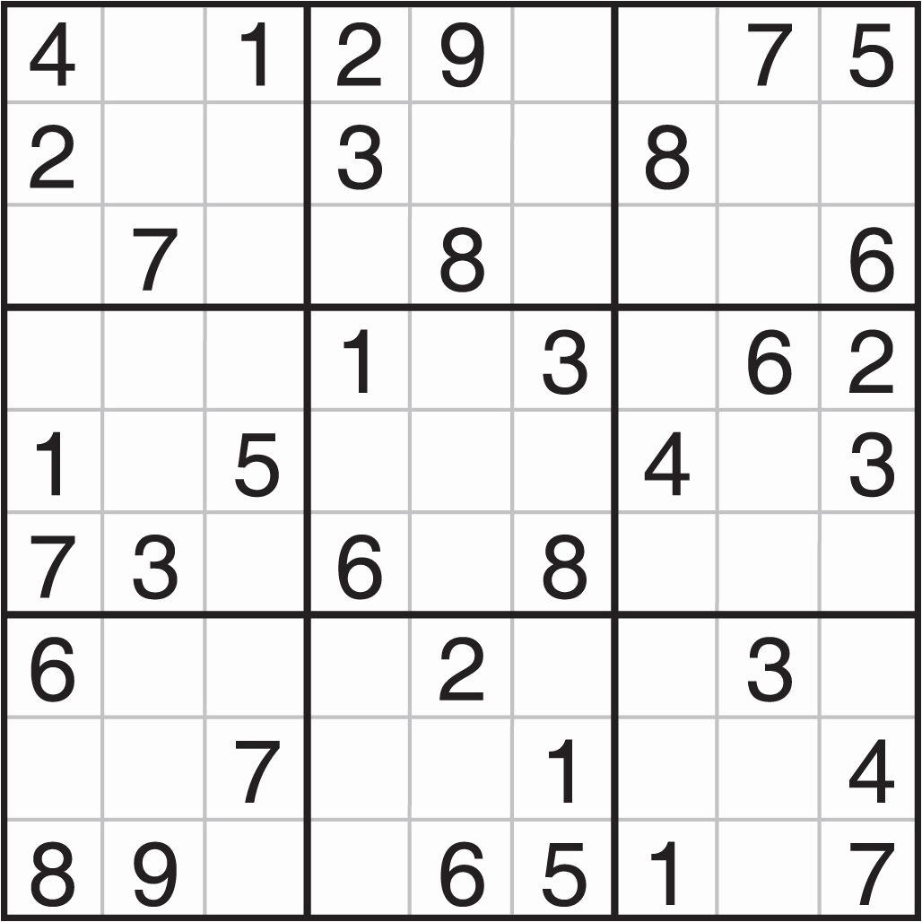 7@ Sudoku Puzzles To Print | Logo Logo Site - Printable Puzzle Sudoku