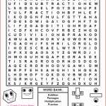 7Th Grade Crossword Puzzles Fresh 7Th Grade Math Word Search   Printable Crosswords For 6Th Grade