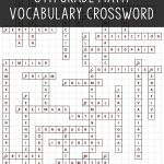 8Th Grade Math Vocabulary Crossword | Math Teaching | Math   Crossword Puzzles Printable 8Th Grade