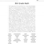 8Th Grade Math Word Search   Wordmint   Crossword Puzzles Printable 8Th Grade