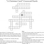 A Christmas Carol" Crossword Puzzle Crossword   Wordmint   A Christmas Carol Crossword Printable