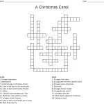 A Christmas Carol Crossword   Wordmint   A Christmas Carol Crossword Printable