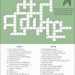 A Fun And Free Baby Shower Crossword Puzzle   Free Printable Baby Shower Crossword Puzzle