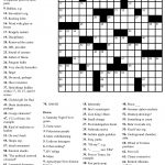 A Hard Puzzle To Solve   An Enigma | Nouns And Lots More! | Free   Printable Crossword Hard