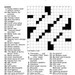A Literary Crossword Puzzle From Thriller Author Christopher J   Printable Crossword Puzzles Books