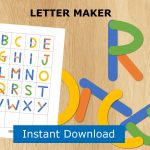 Abc Puzzle Preschool Printable Alphabet Letter Builder File | Etsy   Printable Abc Puzzle