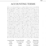 Accounting Terms Word Search   Wordmint   Free Printable Accounting Crossword Puzzles