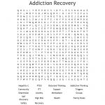 Addiction Recovery Word Search   Wordmint   Printable Recovery Puzzles