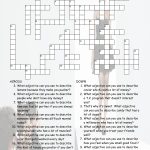 Adjectives Crossword Puzzle Esl Fun Games Have Fun!   Adjectives Crossword Puzzle Printable