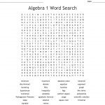 Algebra 1 Word Search   Wordmint   Algebra 1 Crossword Puzzles Printable