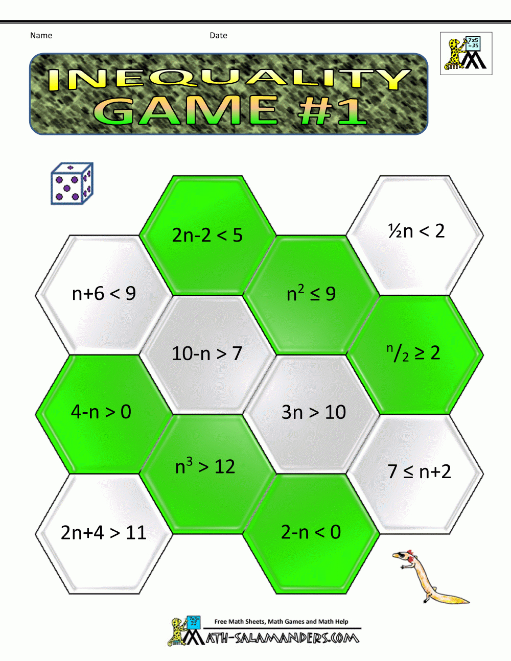 Algebra Math Games Printable Algebra Puzzles Printable Crossword Puzzles