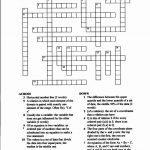 Algebraic Equations Crossword Clue | Ed Natural   Printable Superhero Crossword Puzzle