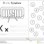 Alphabet A Z Tracing And Puzzle Worksheet, Exercises For Kids   X Puzzle Worksheet