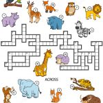 Animals Crossword Puzzle For Studying English Vocabulary | Free   Printable Crossword Puzzles For Learning English