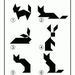 Animals Silhouette Tangram Card #2 | Print It | Animal Silhouette   7 Piece Tangram Puzzle Printable