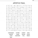 Apostle Paul Word Search   Wordmint   Printable Bible Crossword Puzzle The Apostle Paul Answers