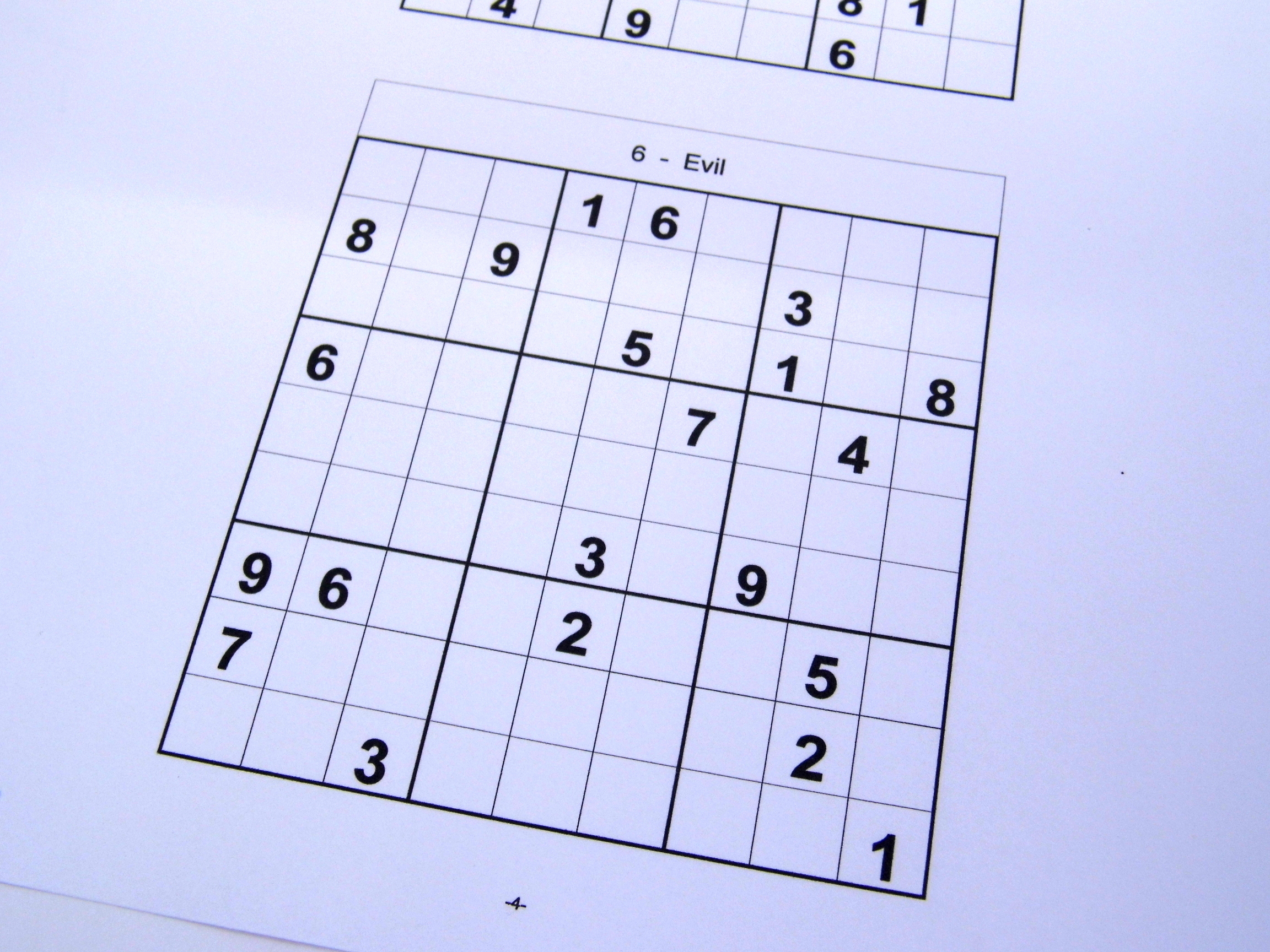 Archive Puzzles – 40 Medium Sudoku Puzzles – Books 1 To 10 – Free - Printable Sudoku Puzzles Medium