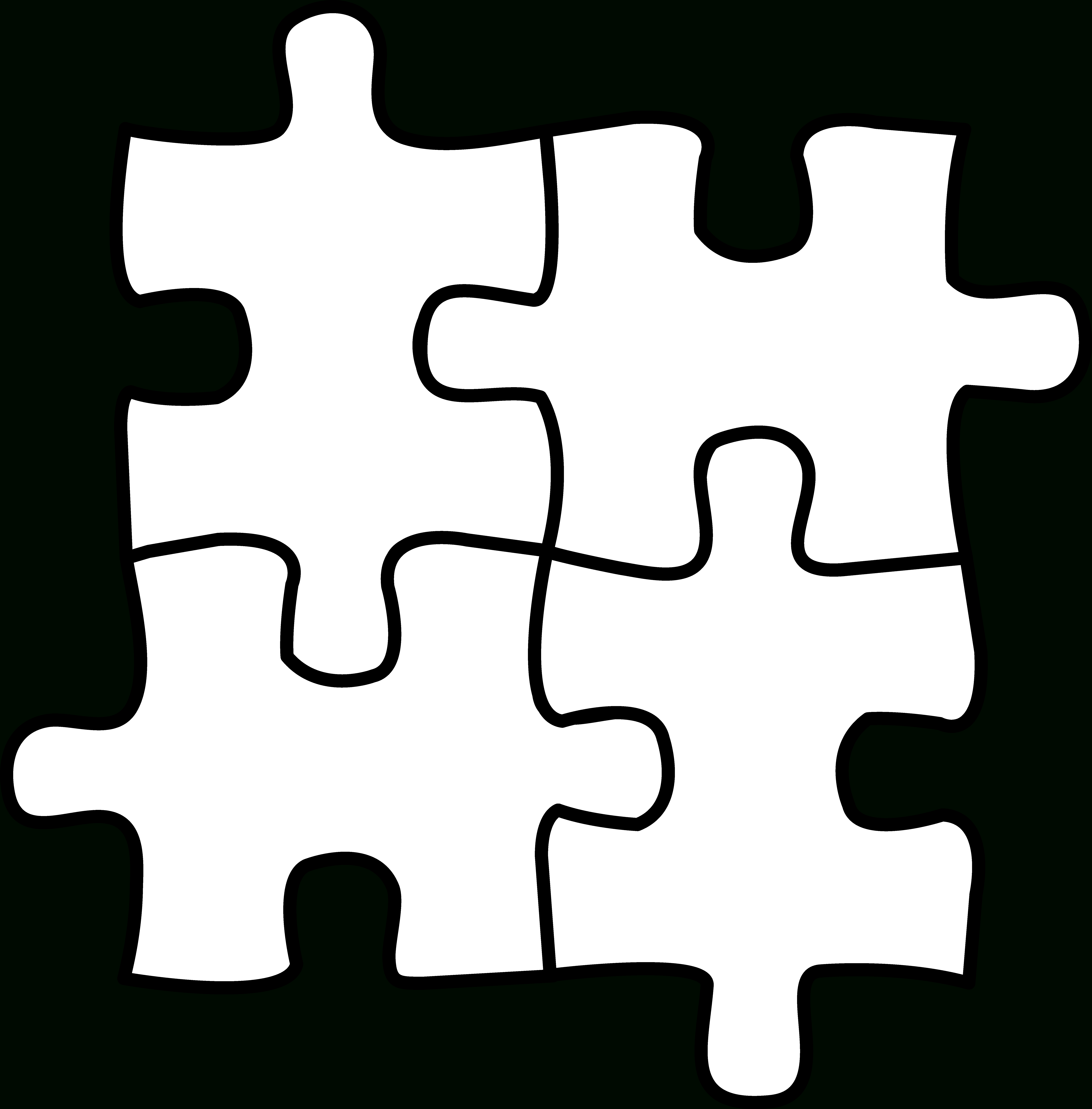 Autism Puzzle Piece Coloring Page - Coloring Home - Printable Autism Puzzle Piece