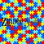 Autism Puzzle Piece – Zindee Studios   Puzzle Print Htv