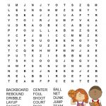 Basketball Word Search Free Printable | Education | Free Basketball – Printable Basketball Crossword Puzzles