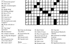 Printable Crossword Puzzles For 9 Year Olds