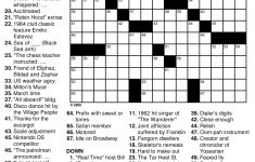 Beekeeper Crosswords – Printable Crossword Solutions