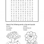 Being Outdoors: Word Puzzle Worksheet   Free Esl Printable   Worksheet Word Puzzle