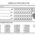 Binary Code For Kids Worksheet  Spelling Love   Jdaniel4S Mom   Printable Binary Puzzle
