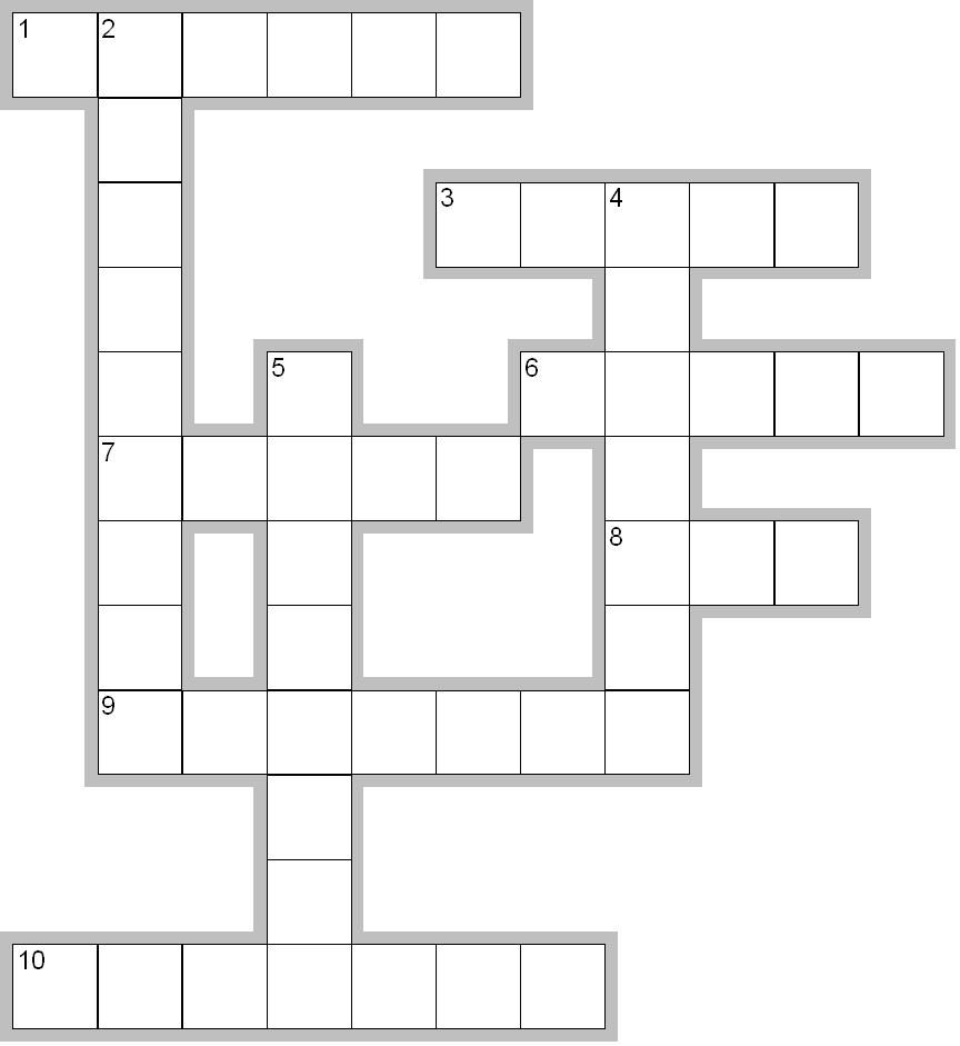 Blank Crossword Puzzle - Yapis.sticken.co - Printable Blank Crossword Puzzle Template